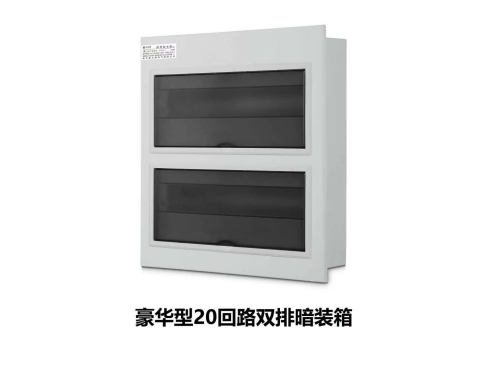 豪华型20回路双排暗装箱