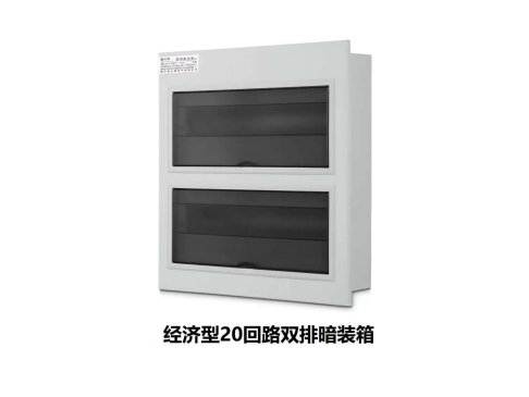 经济型20回路双排暗装箱